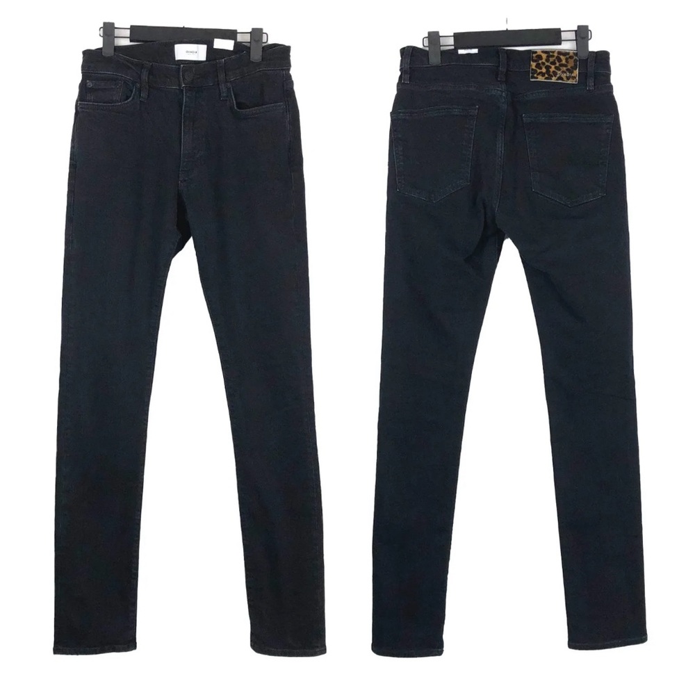 Ovadia New York Skinny Onyx Rise Jeans